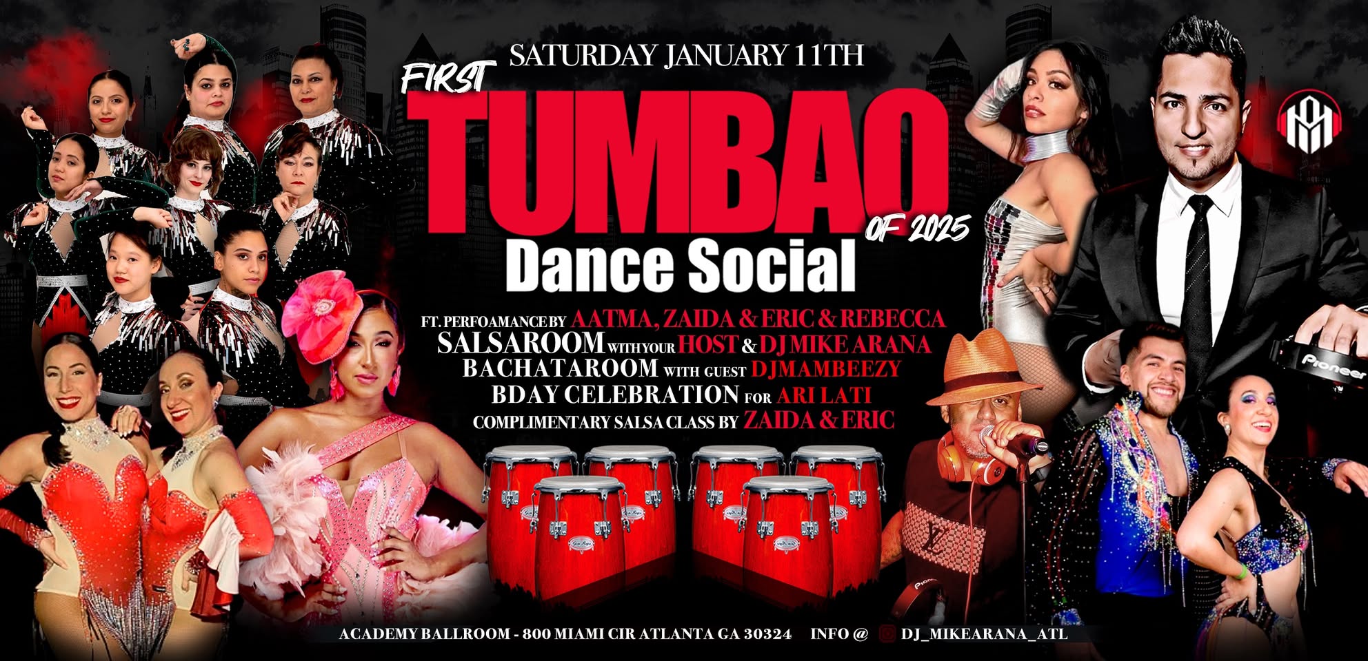 1st TUMBAO of 2025, 2ROOMS, Ft. Shows by Rebecca, Zaida & Eric and AAtma Ladies & Ari’s BDay
