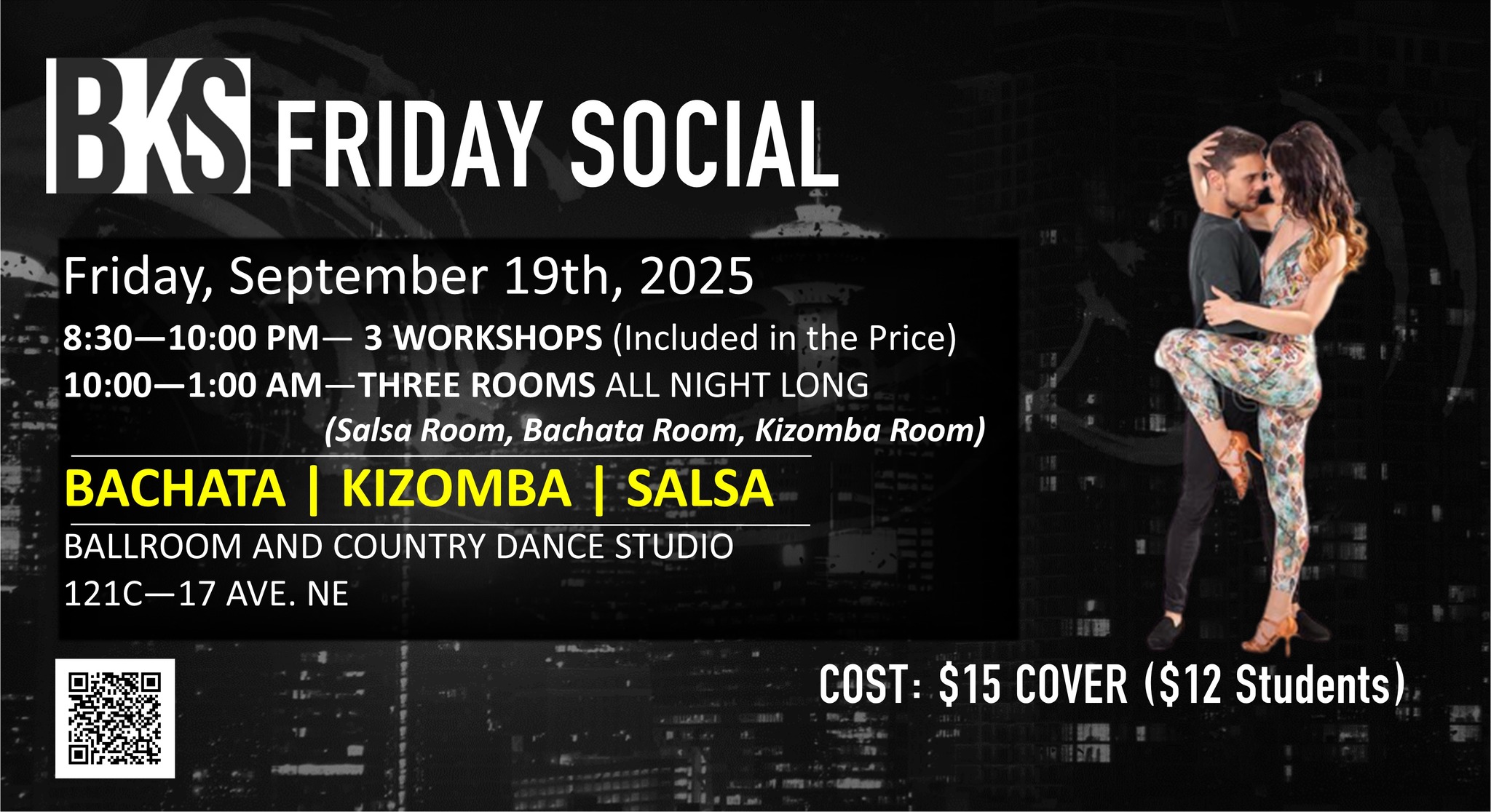 BKS (Bachata Kizomba Salsa) FRIDAY SOCIAL