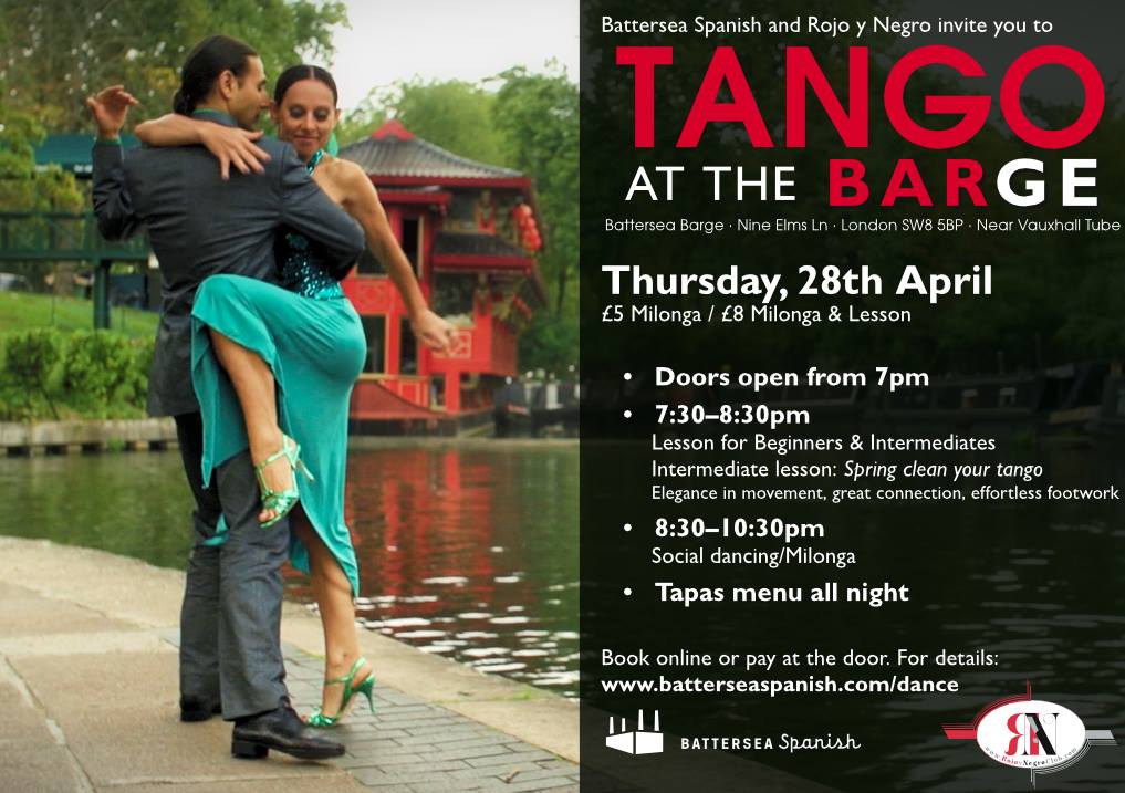 SPRING TANGO NIGHTS: Tango Lessons & Milonga on a Boat!