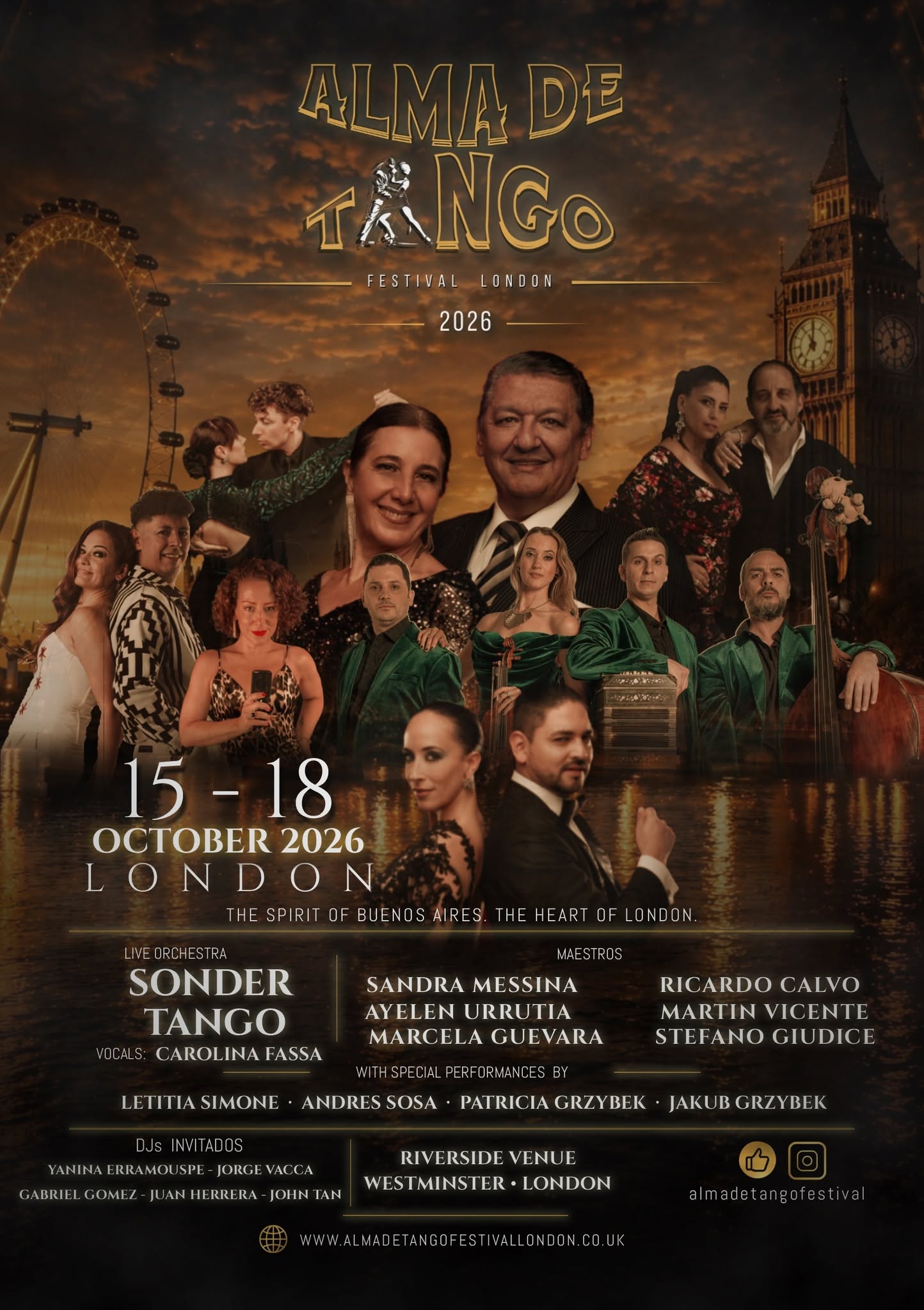 Alma de Tango Festival London 2026 2nd Edition