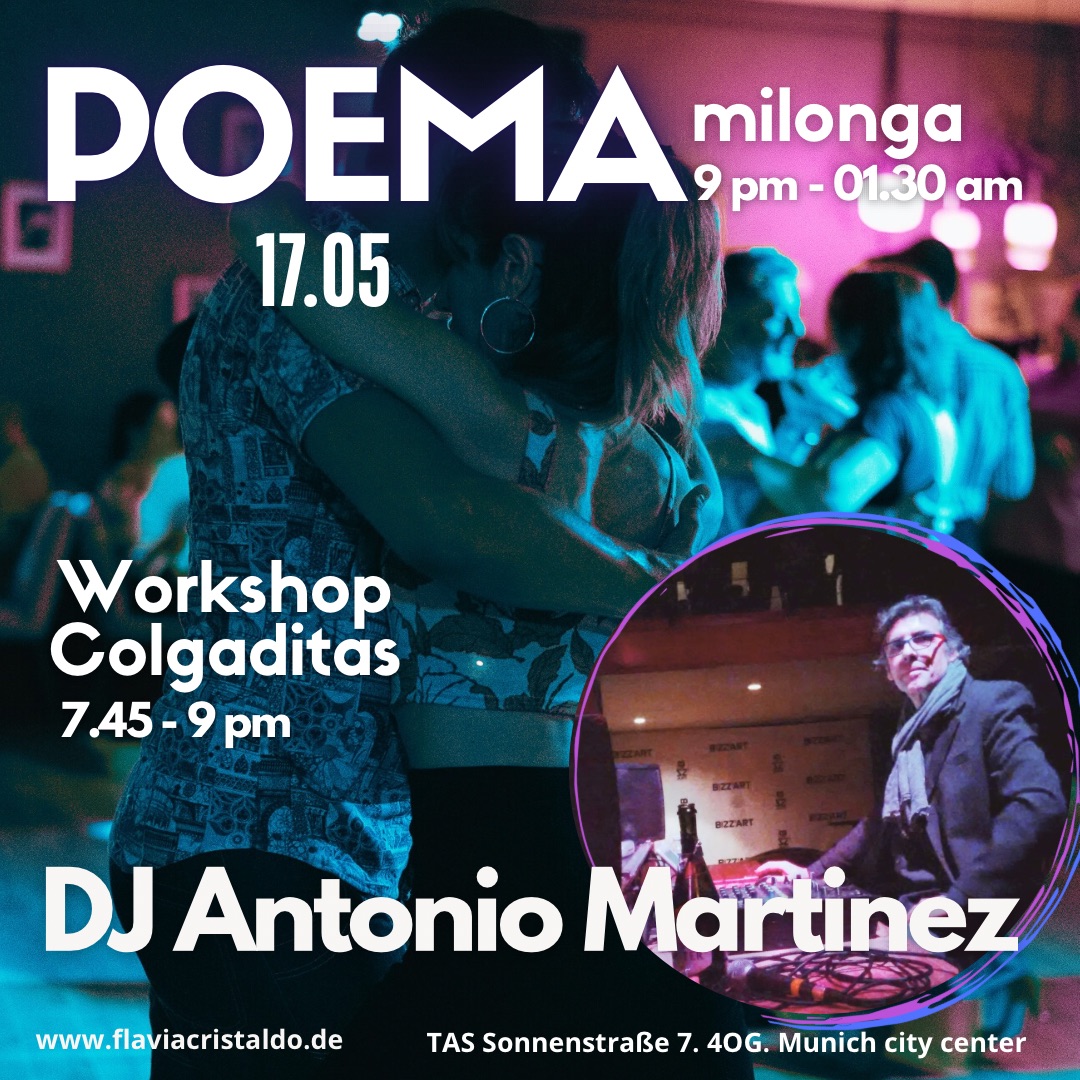 POEMA milonga DJ Antonio Martinez WS Colgadas
