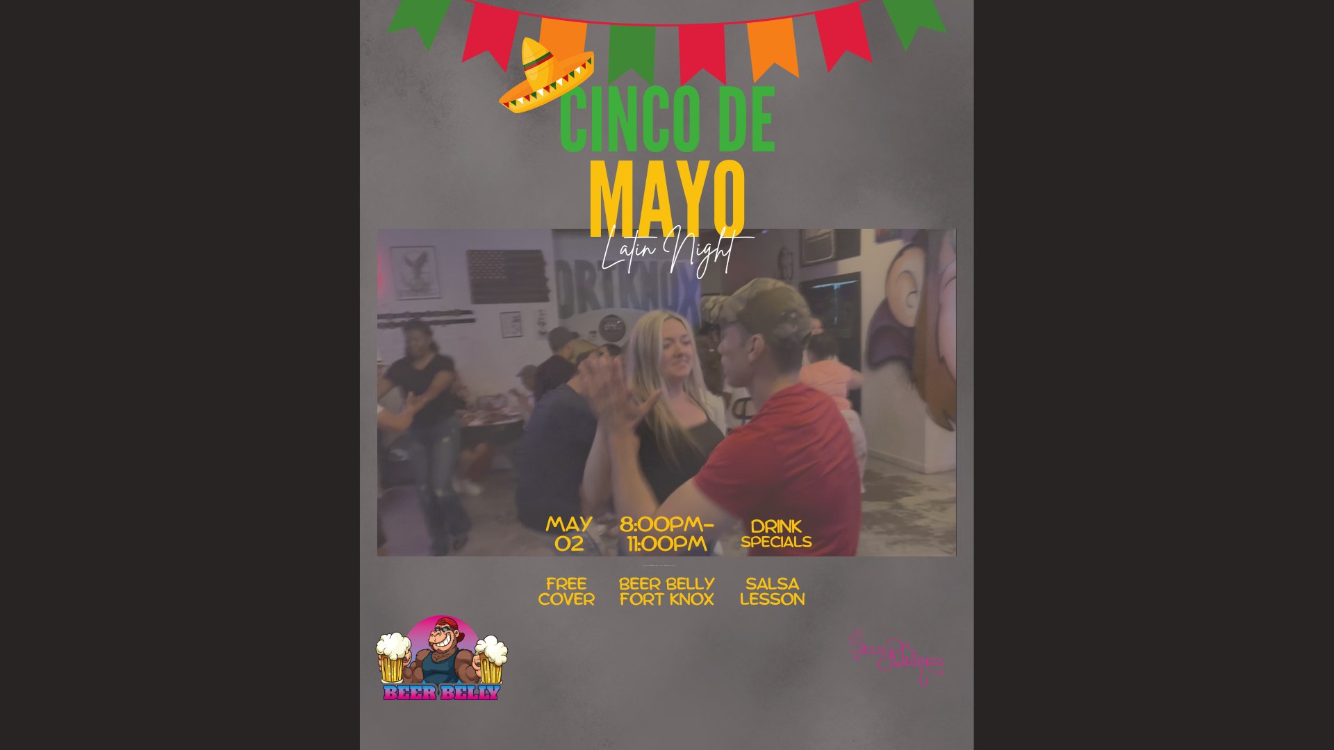 π²π½π₯ CINCO DE MAYO LATIN DANCE NIGHT at Beer Belly Fort Knox π₯πΊπΈ