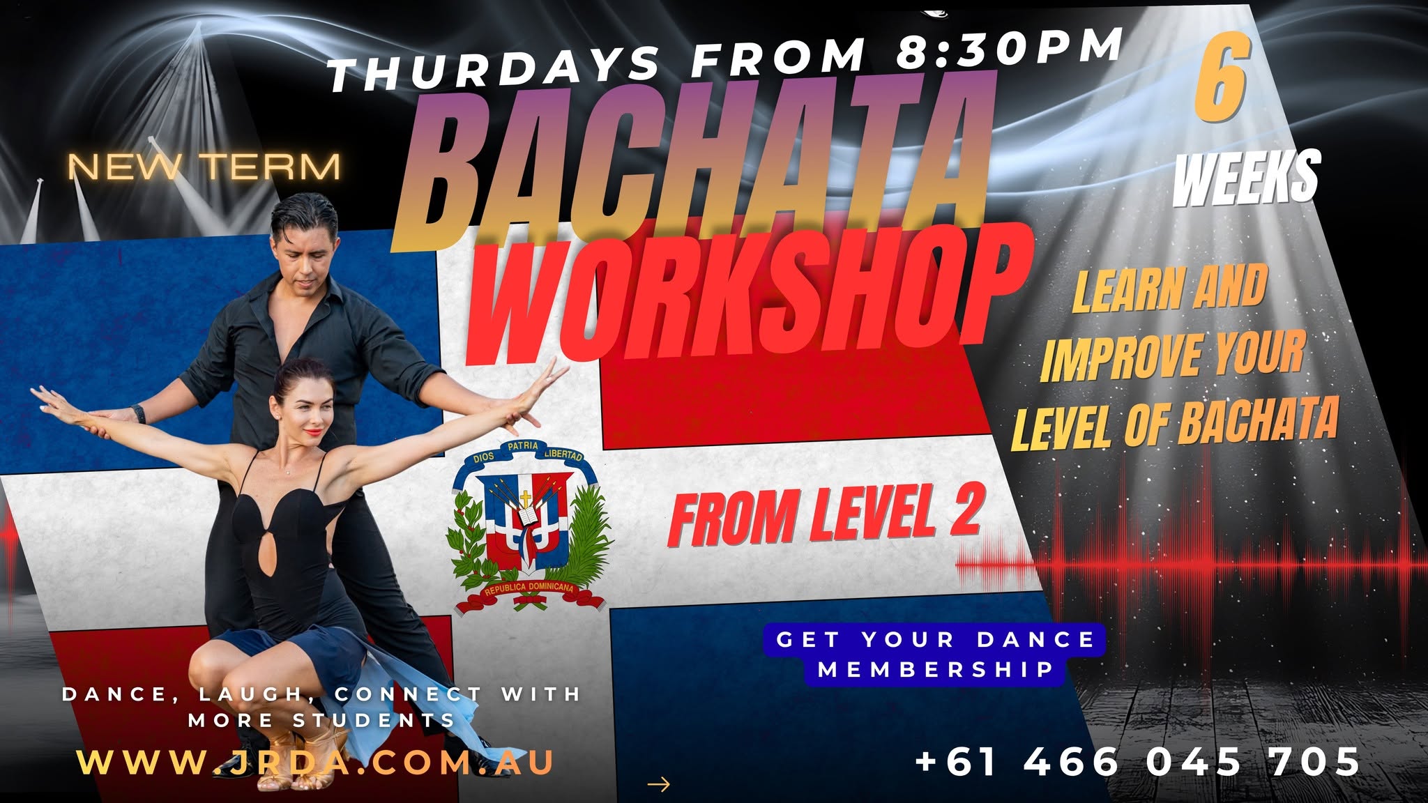Bachata workshops 🔥🔥🔥at JRDA