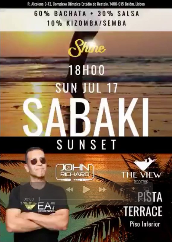 SHINE SaBaKi Sunset !!LAST HOUR!! • Dom 17 Jul @ The View Rooftop