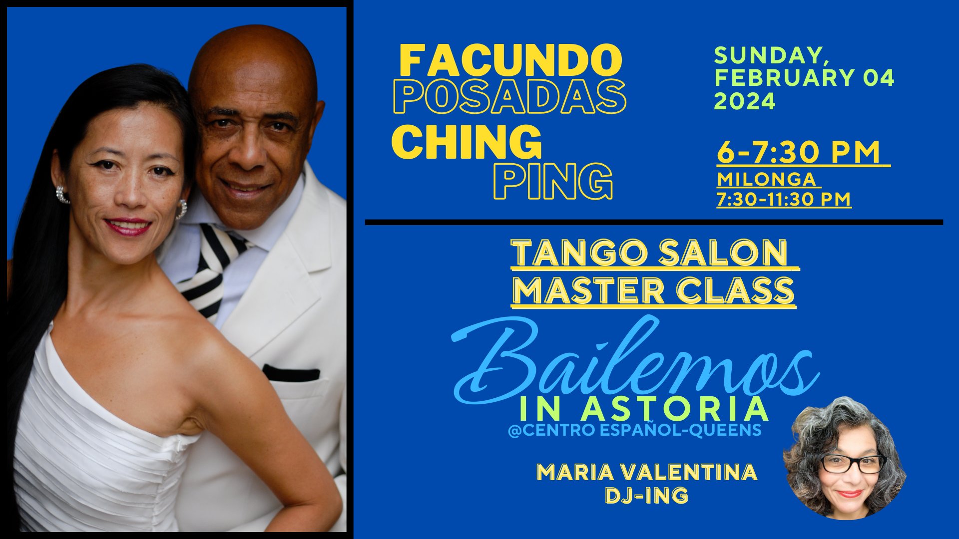 FACUNDO POSADAS & CHING PING-"TANGO SALON MASTER CLASS"-MARIA VALENTINA DJ-ING