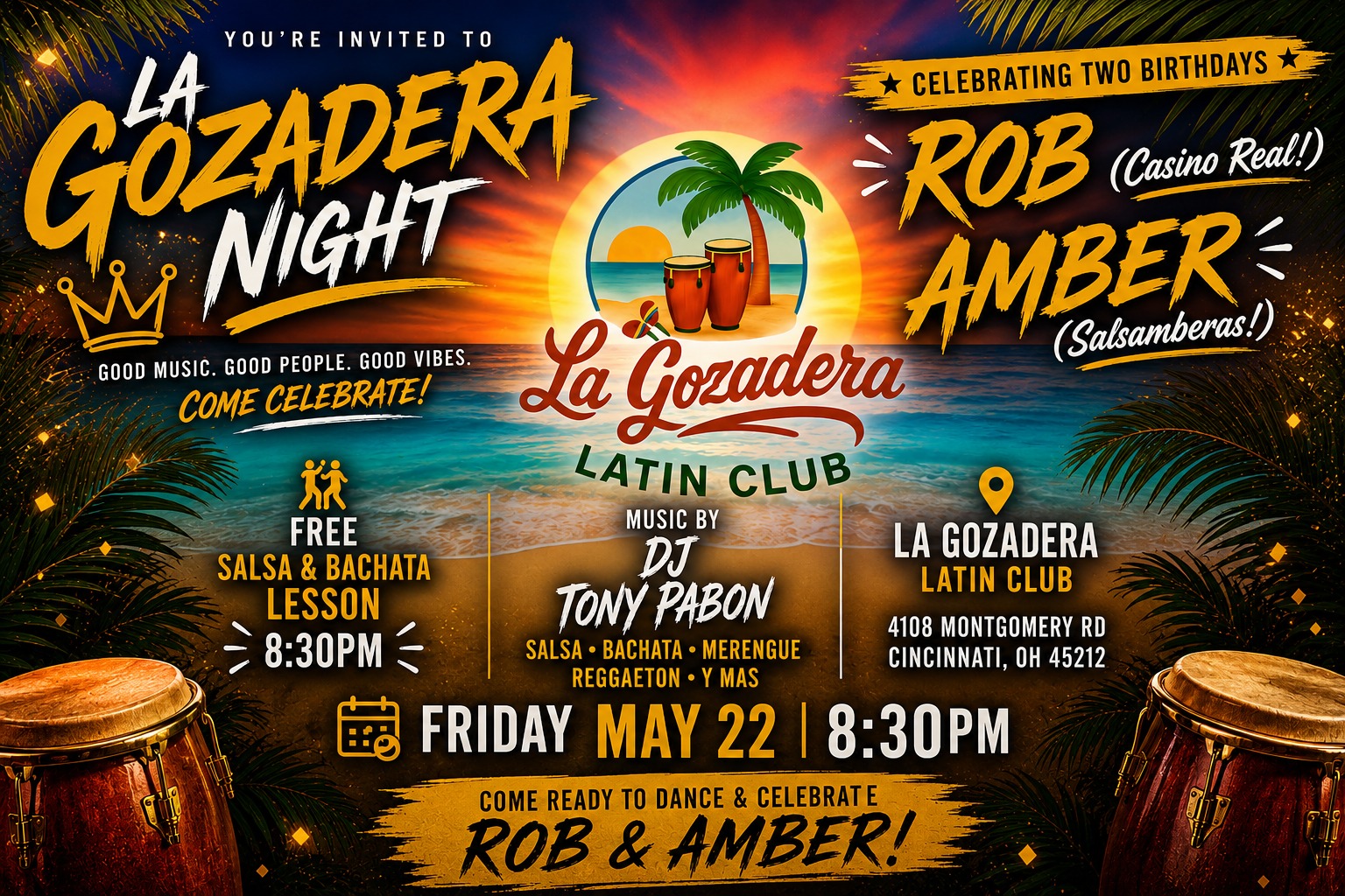 Latin Night Gozadera!!!! DJ Tony Pabon