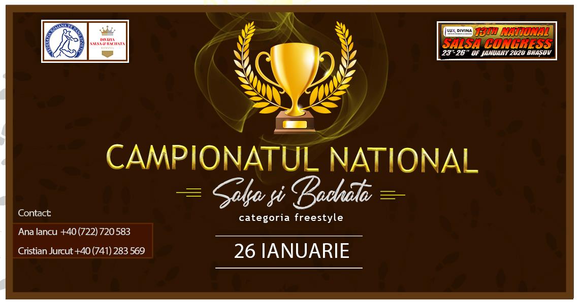 Campionatul National de Salsa Si Bachata Freestyle 2020