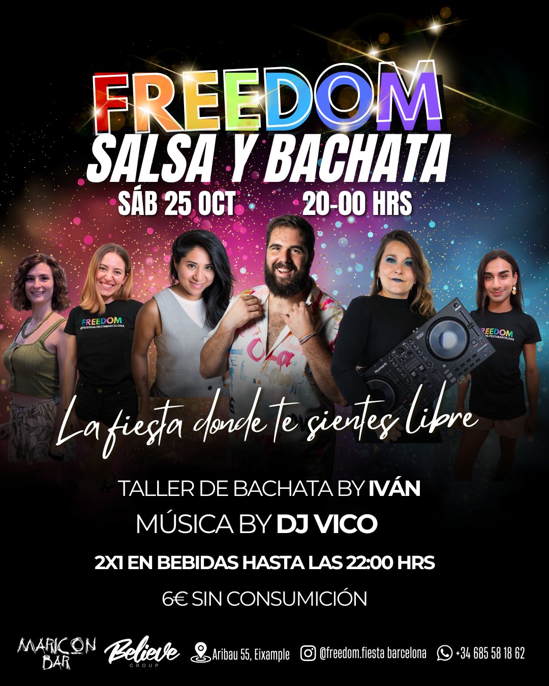 Freedom salsa y bachata