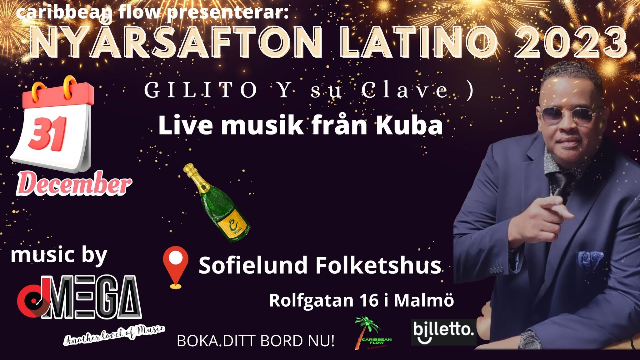 ☆Nyårsafton Latino 2023 @ Malmö☆