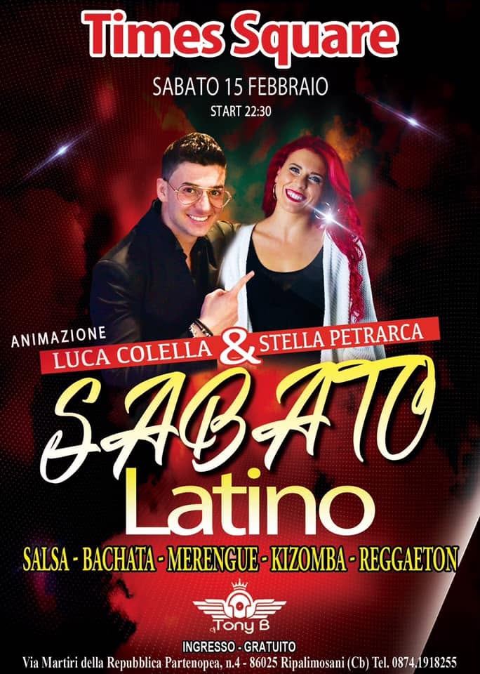 Times Square>15Febbraio 2020 Sabato Latino
