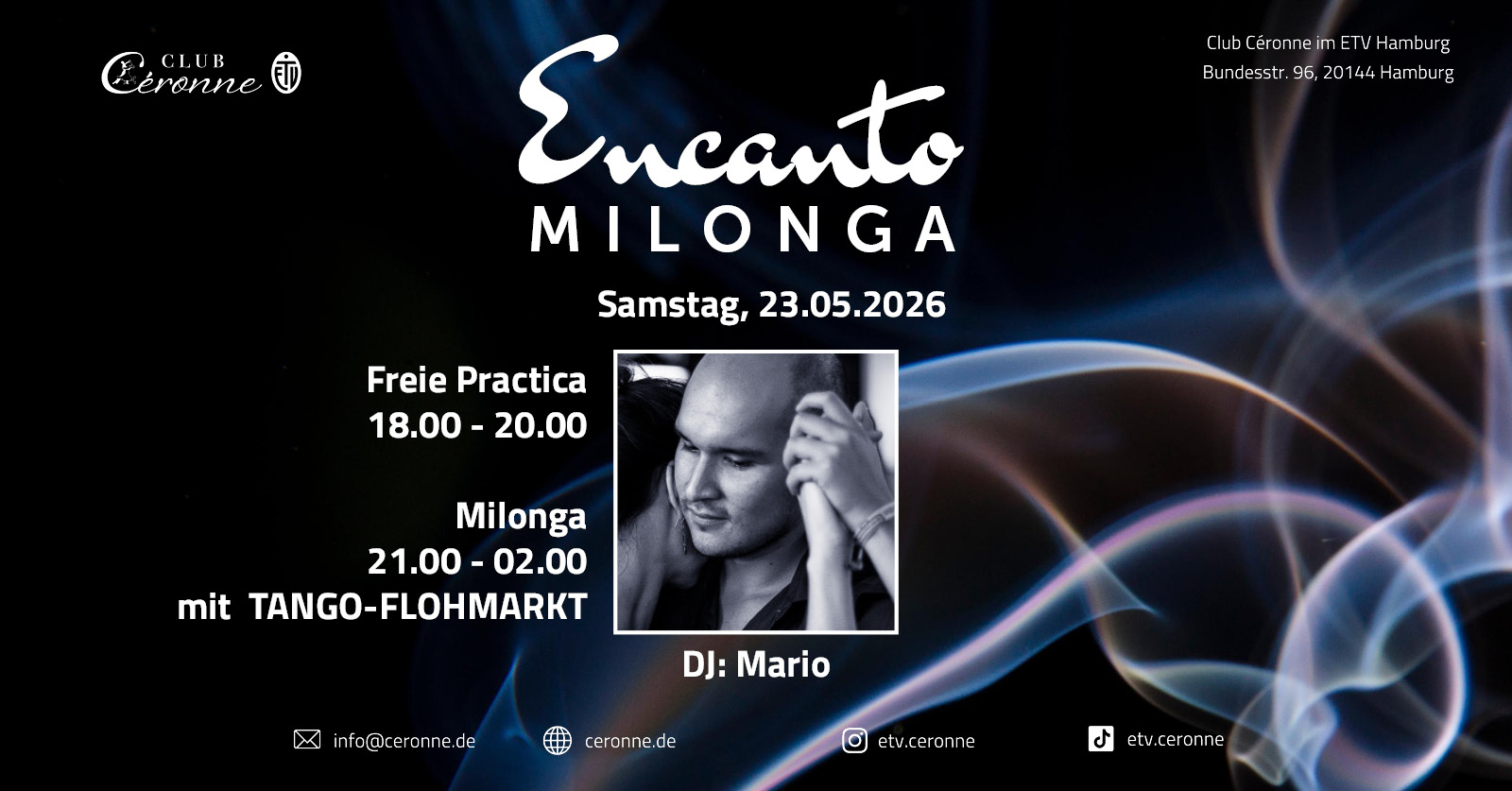 Encanto Milonga mit TANGO-FLOHMARKT