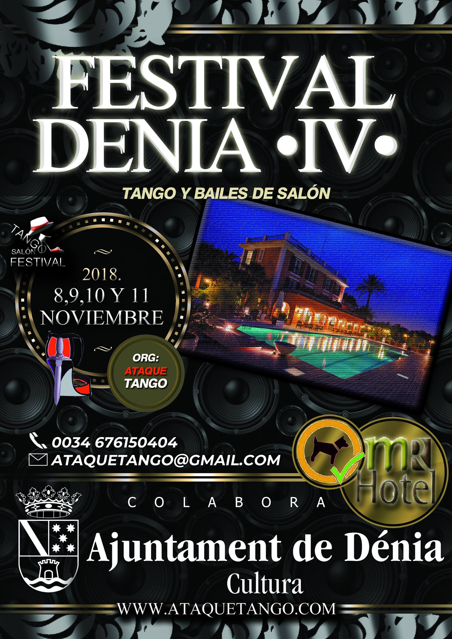 IV Festival DENIA Tango salón 10,11 y 12 de Noviembre
