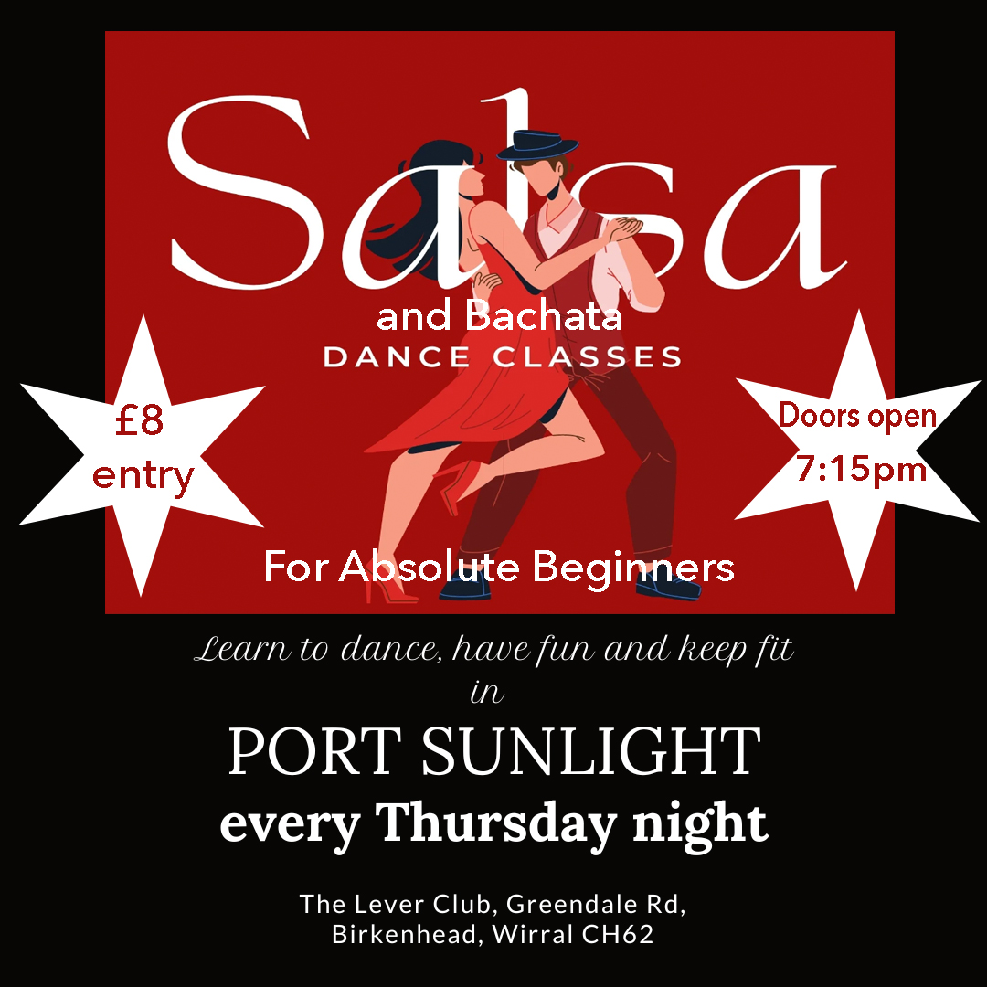 Beginners Salsa and Bachata Dance Course on the Wirral