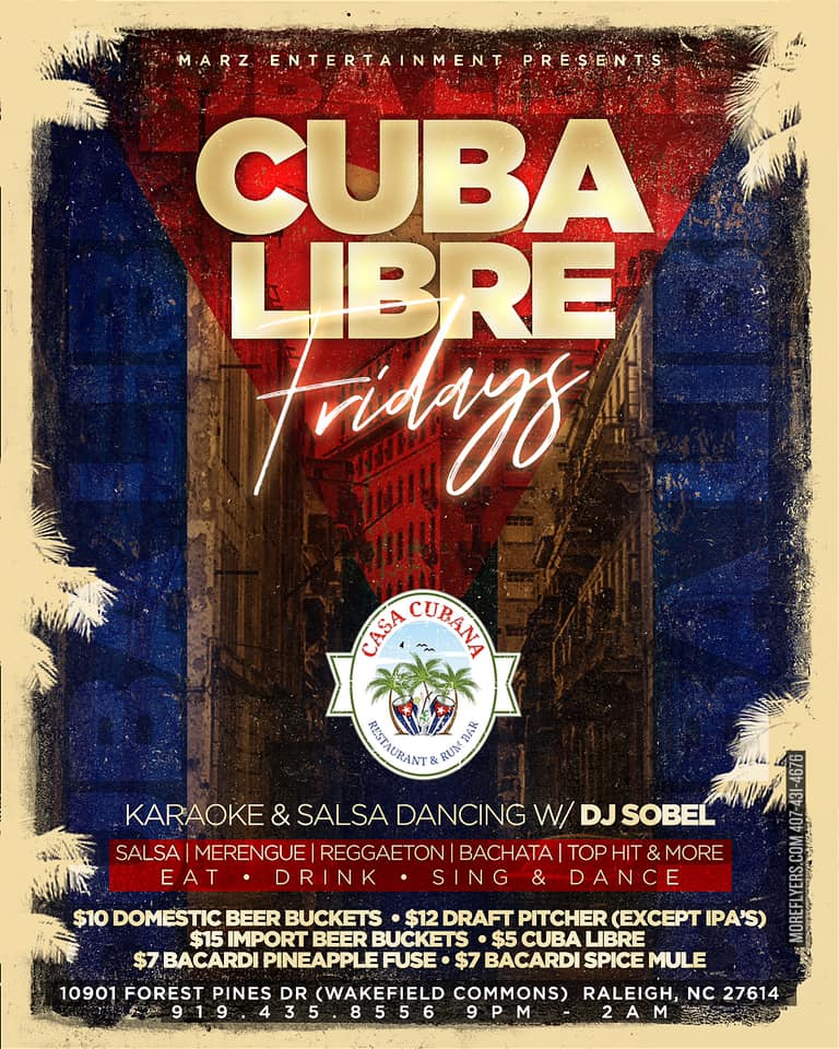 Cuba Libre Karaoke & Salsa Friday’s