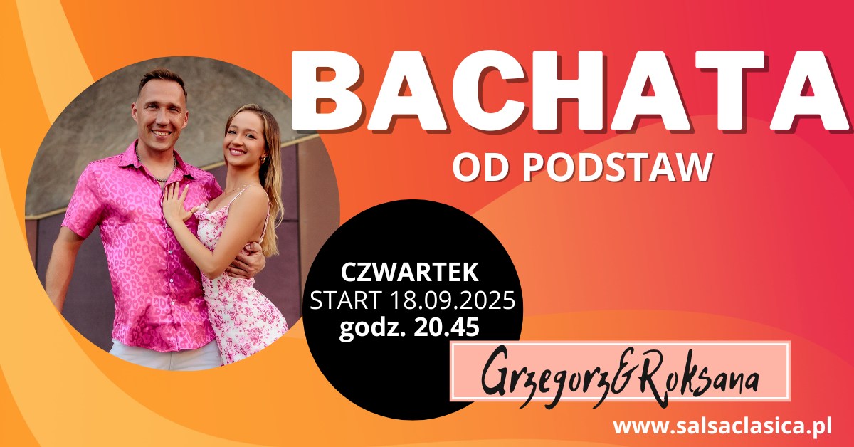 Bachata Sensual od podstaw - START 18.09.2025