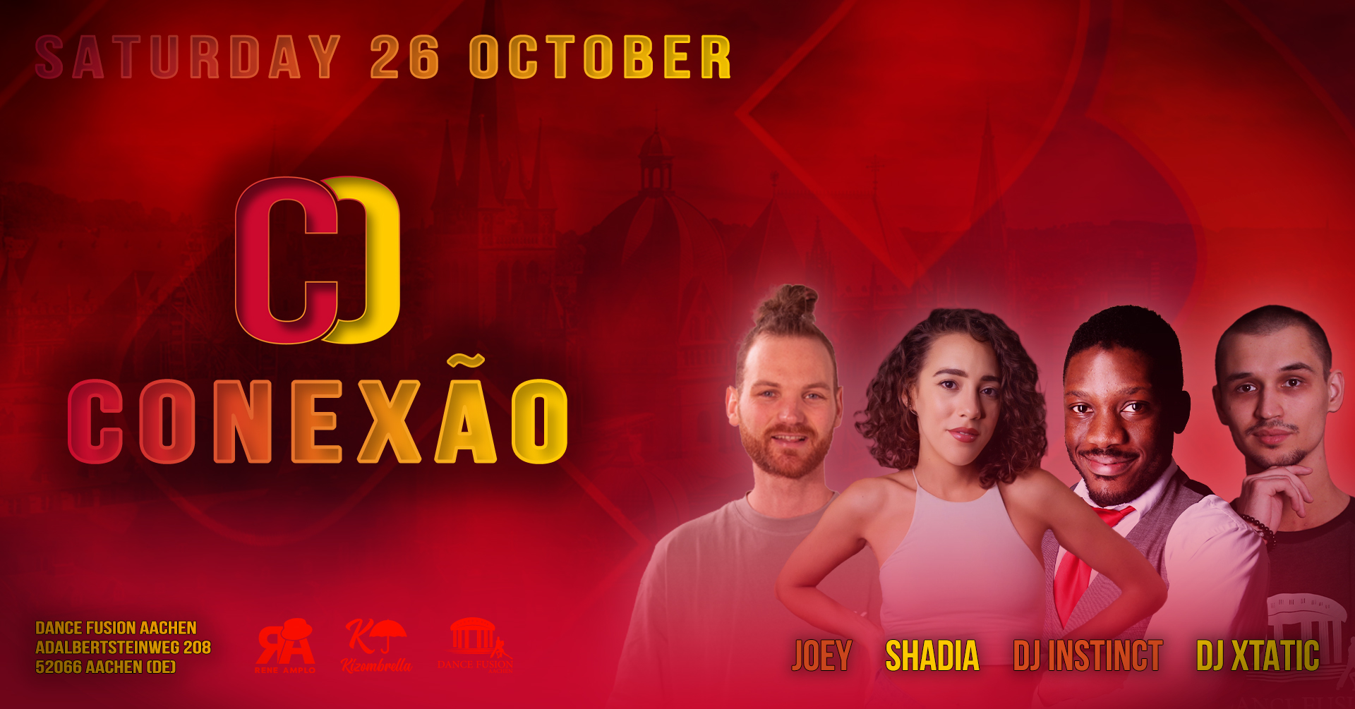 CONEXÃO • Your monthly UrbanKiz Kizomba Party in Aachen 🇩🇪