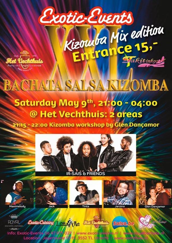 XXL Utrecht Kizomba Ir-Sais & Friends and R&Z Liveband