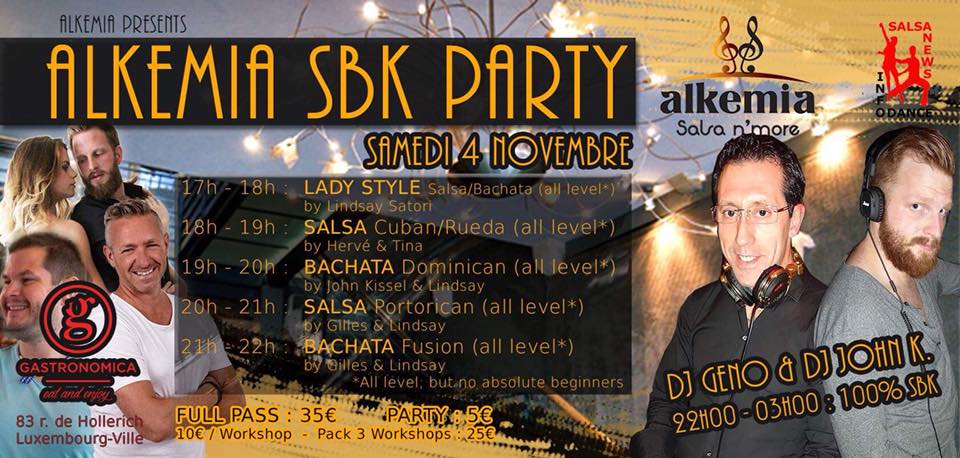 Alkemia SBK Saturday Night at Gastronomica, and a lot of workshops ;)