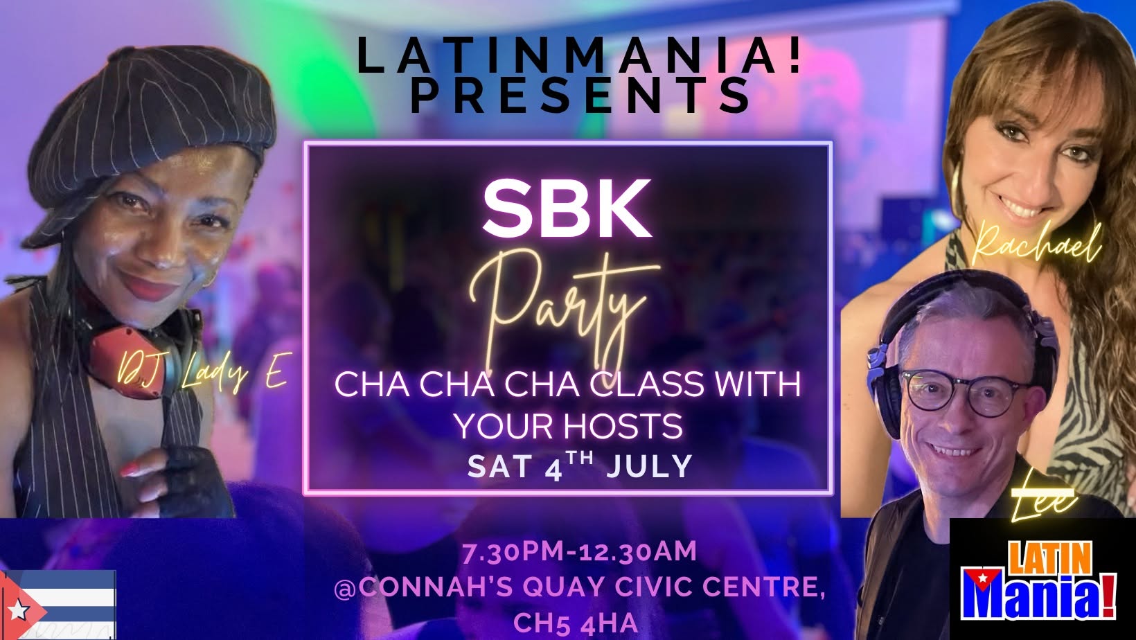 LATINMania! At Connah’s Quay, first Saturday of every month