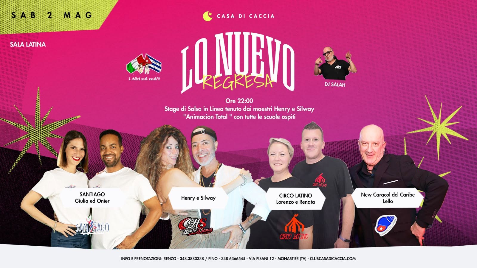 SABATO 02 MAGGIO _SALA LATINA