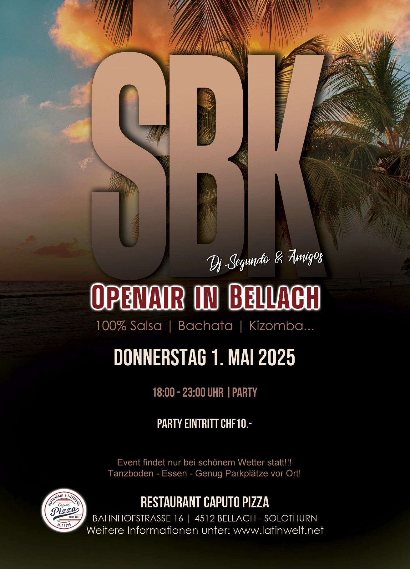 SALSA, BACHATA… OPEN AIR! BELLACH - SOLOTHURN