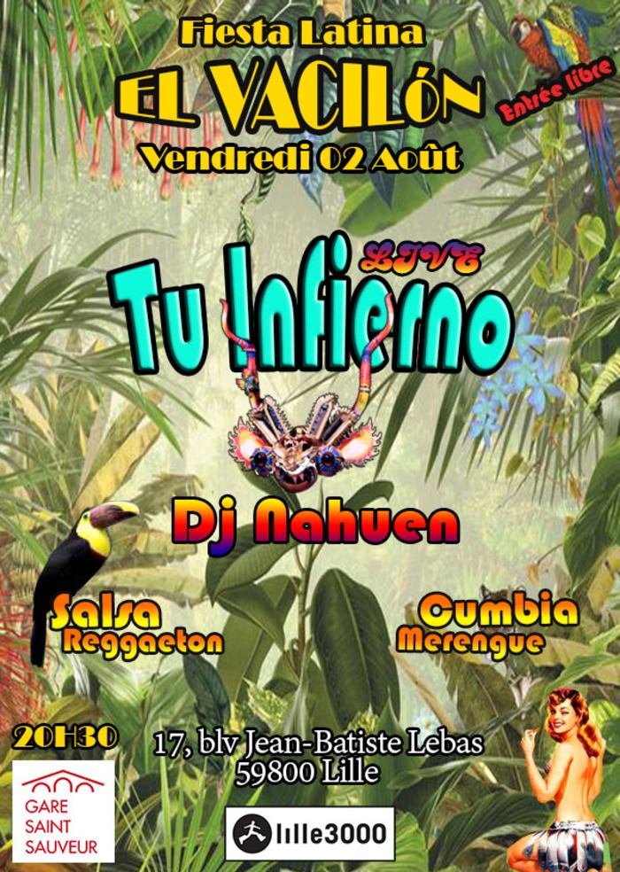 Vacilon Latino : Live Salsa tu Infierno + Dj Nahuen