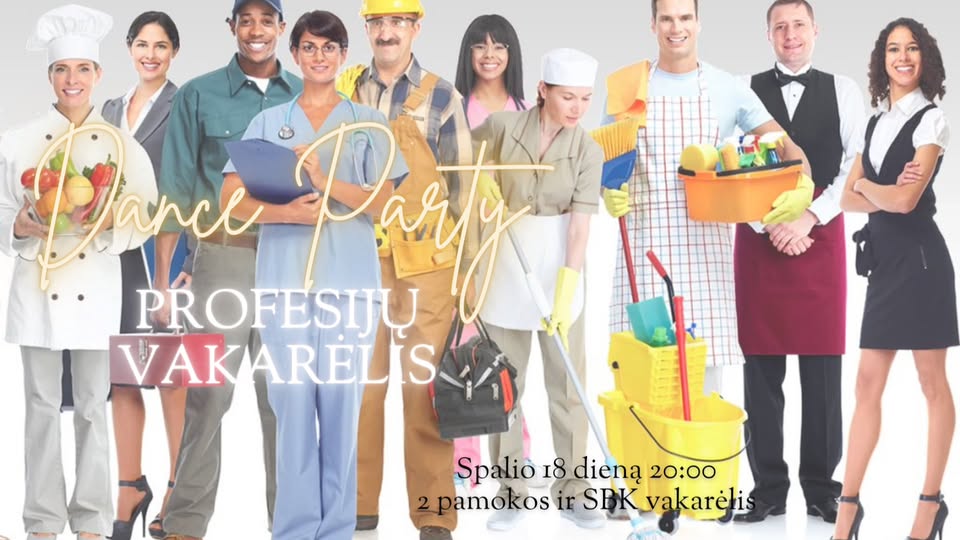 Profesijų vakarėlis Studio Latina ✨️