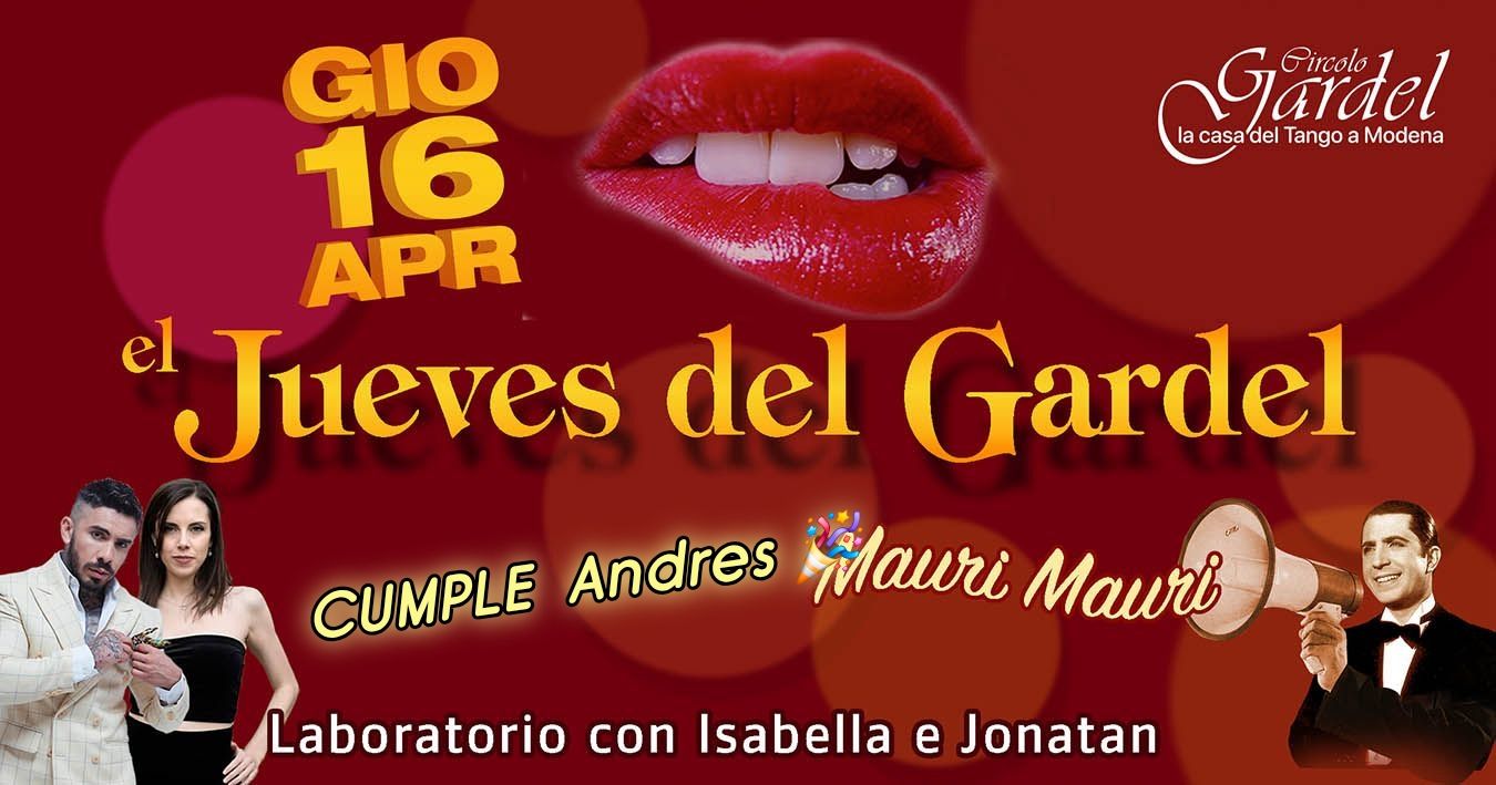 El Jueves del Gardelš16 4 laboratorio con Isabella e Jonatanš§Mauri Mauri da Bo