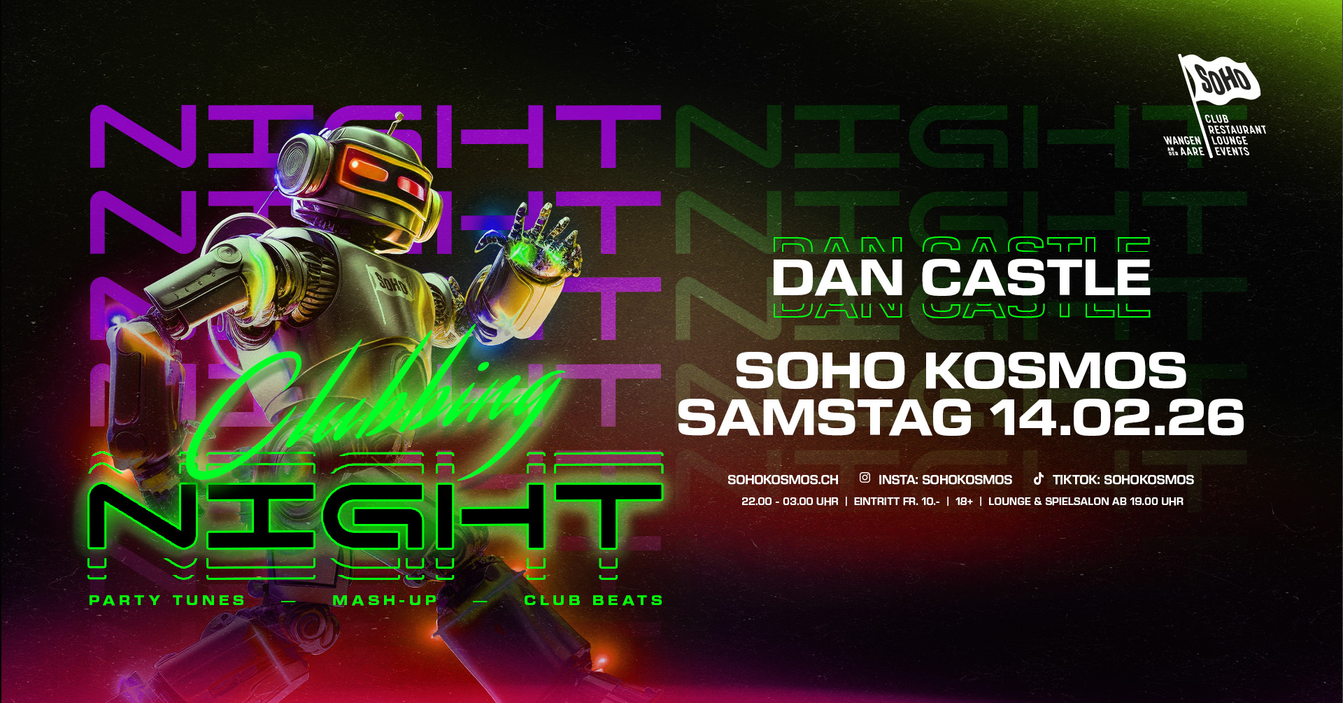 CLUBBING NIGHT PARTY TUNES - MASH UP - CLUB BEATS