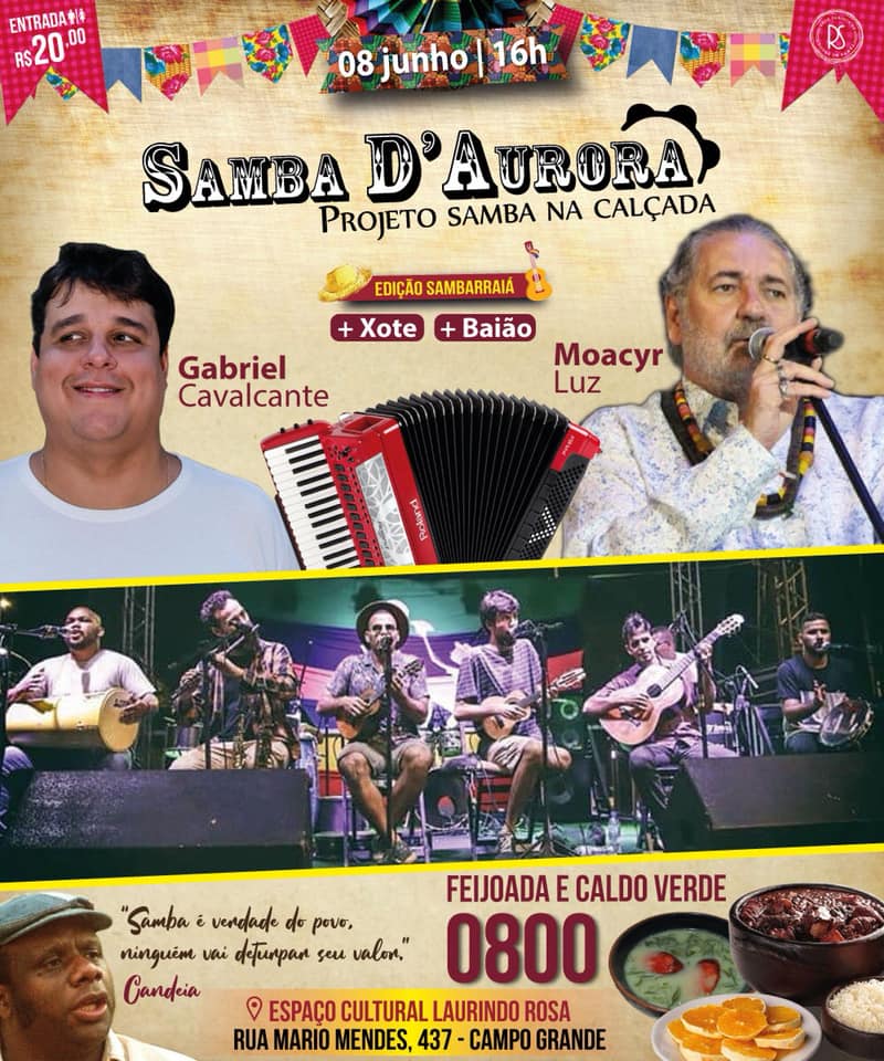 Samba D’Aurora-Samba na Calçada-Moacyr Luz e Gabriel Cavalcante