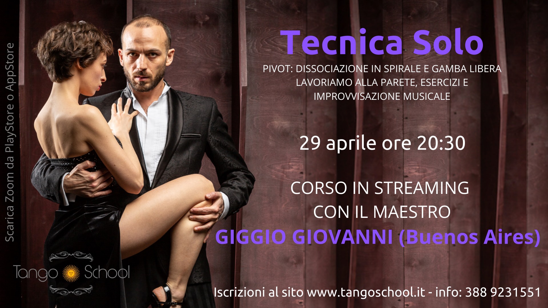 Tango Solo con Giggio Giovanni - Pivot: dissociazione in spirale