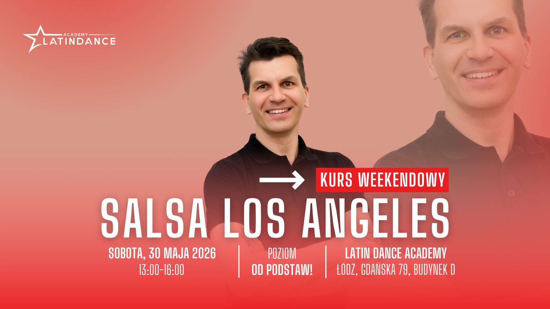 Salsa Los Angeles Kurs Intensywny od podstaw w LDA! 30 maja '26