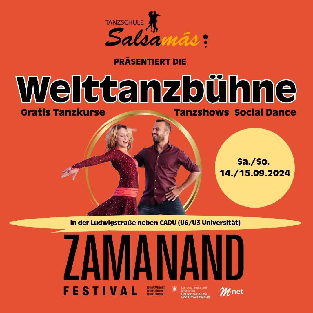 WELTTANZBÜHNE AUF DEM ZAMANAND FESTIVAL PRÄSENTIERT VON SALSAMÁS