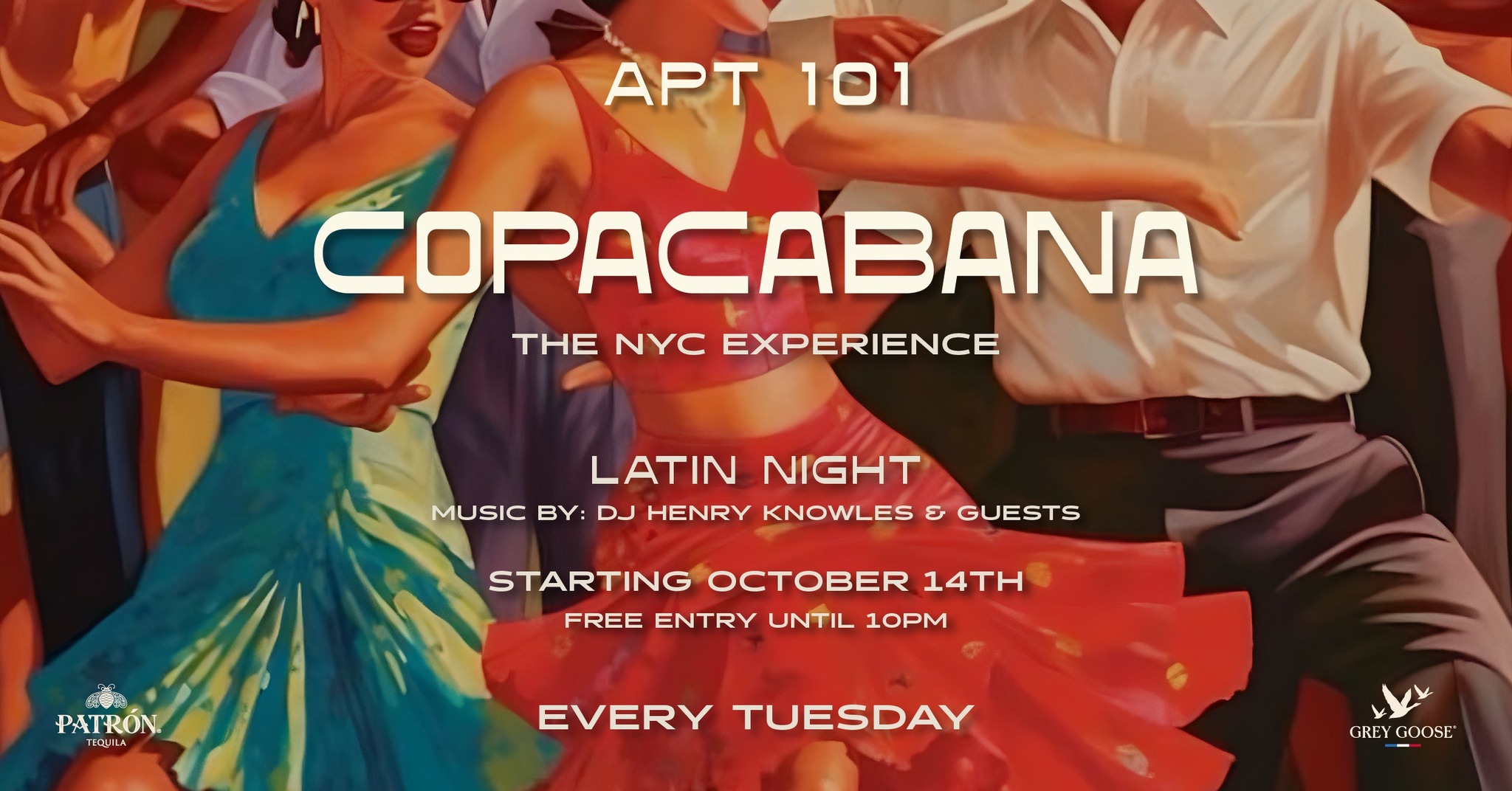 Copacabana Tuesdays at APT101 Bangkok