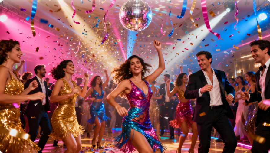 🎉 Szilveszteri Salsa, Bachata & Retro Party Táncoljunk át együtt az Új Évbe! 🎉