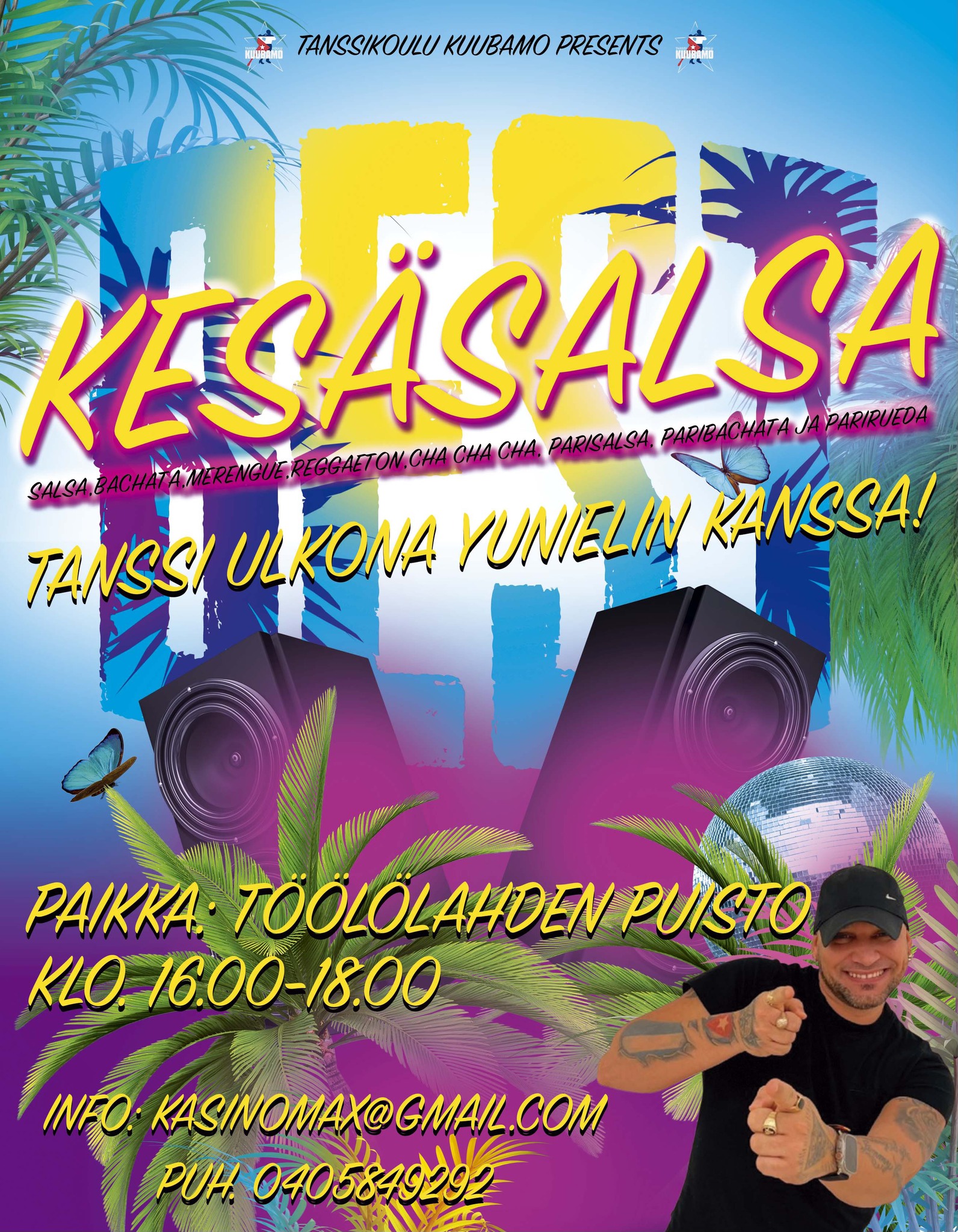 KesäSalsa Yunin kanssa (ulkokurssi)