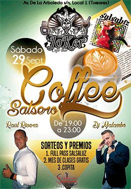 Coffe Salsero At Sala Joker - Saturday 29 September