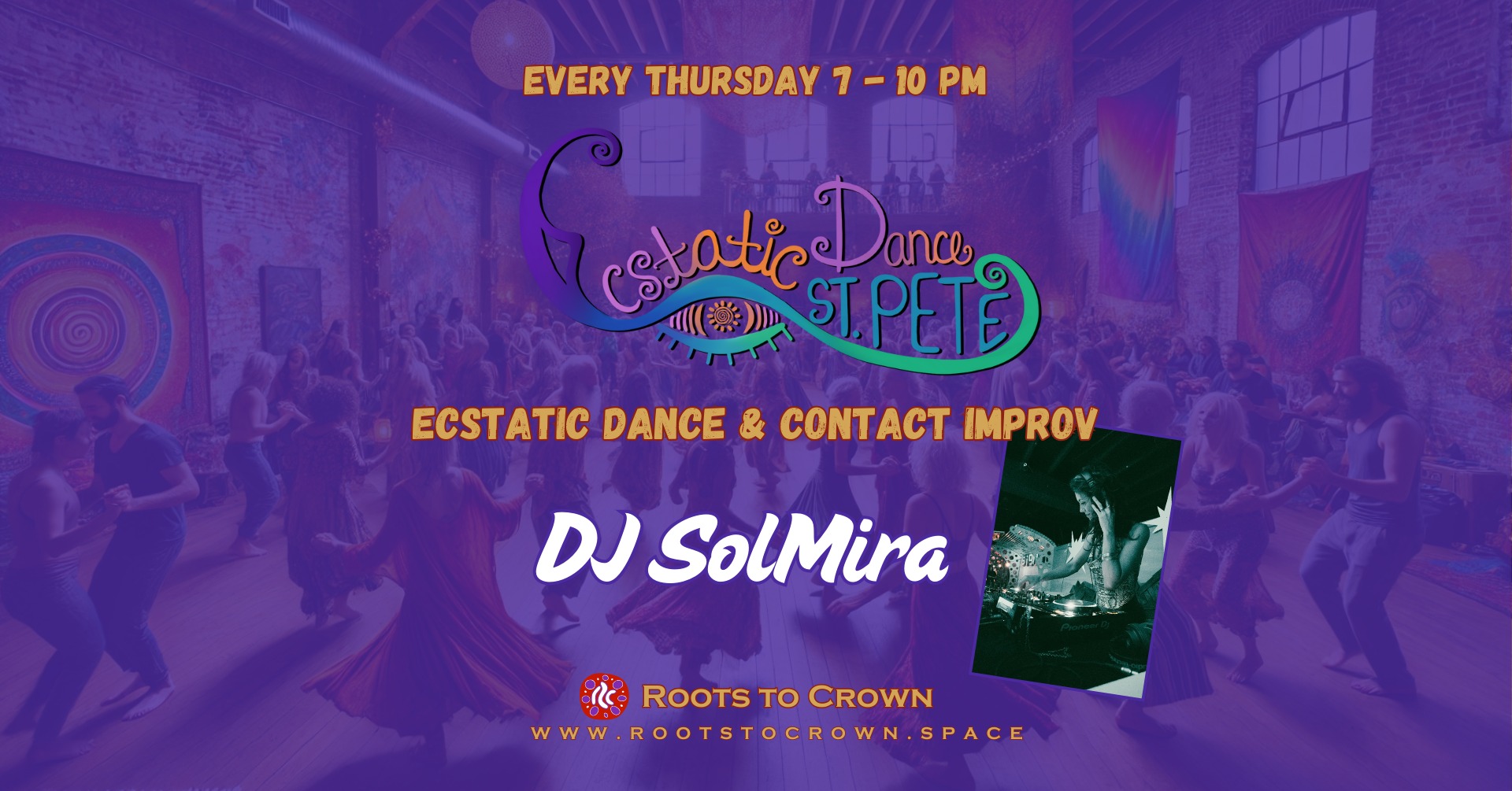 Ecstatic Dance + Contact Improv DJ SolMira