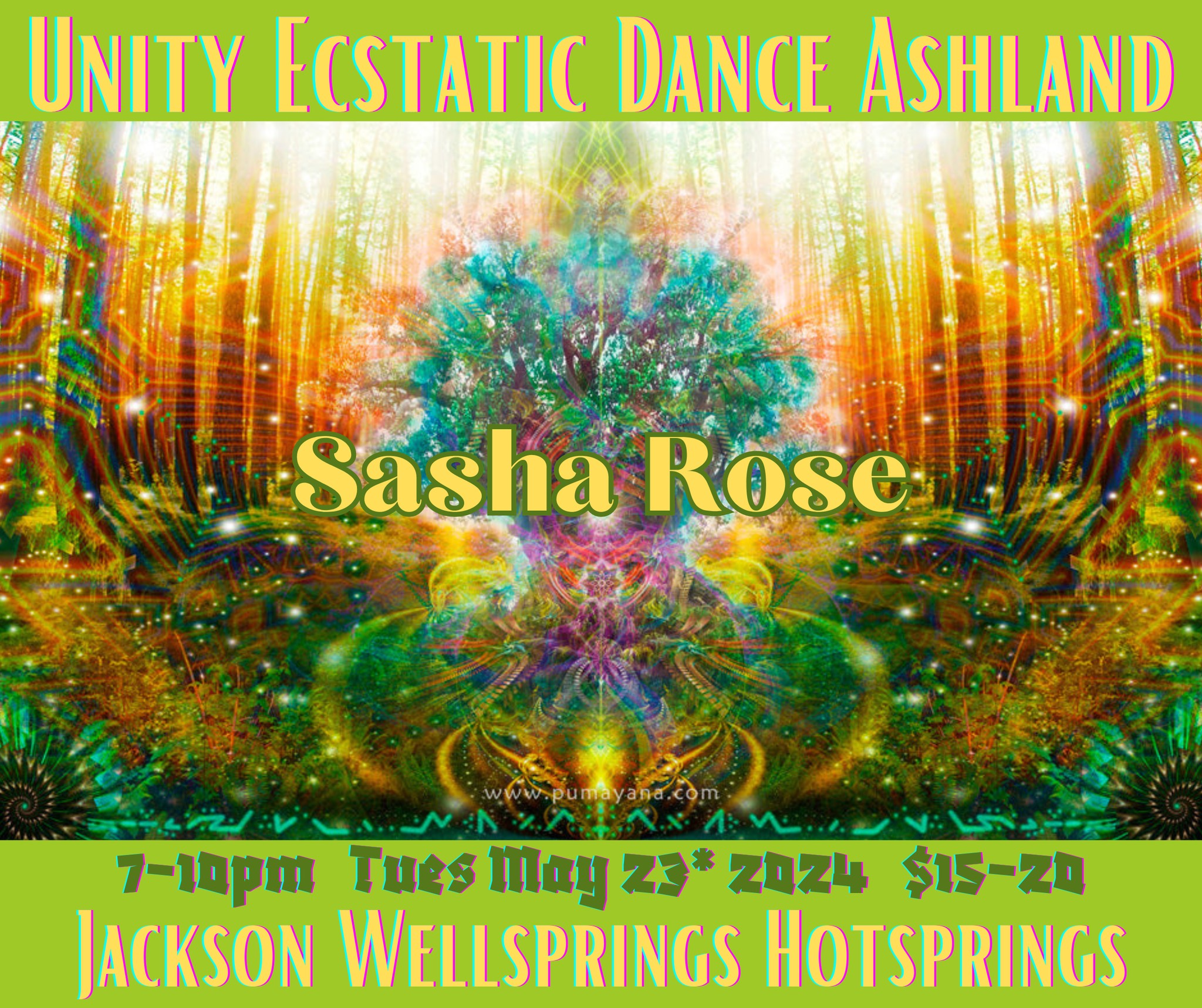 Unity Ecstatic Dance Ashland ~ SASHA ROSE