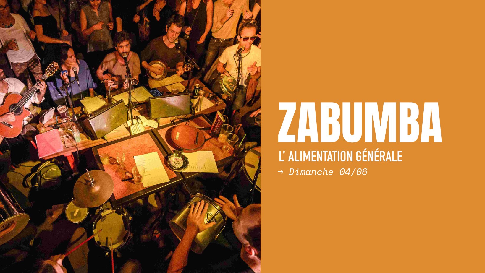 Zabumba - Roda de samba โ L'Alimentation Gรฉnรฉrale