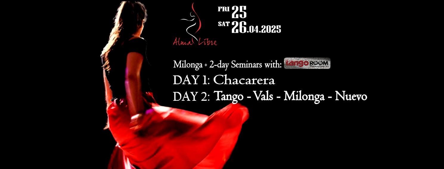 Special διήμερο: Chacarera, Milonga + Tango Seminars από το Tango Room!