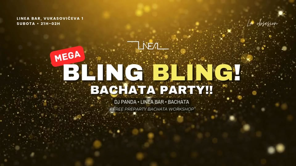 MEGA: BLING BLING! Bachata Party!! ✨🪩 - 18.01.
