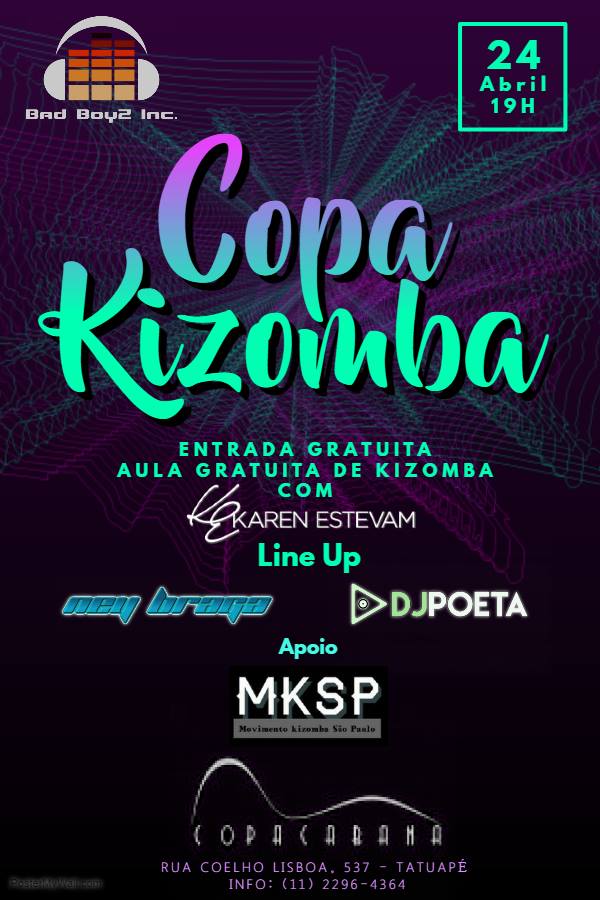 CopaKizomba - Edição Abril 18