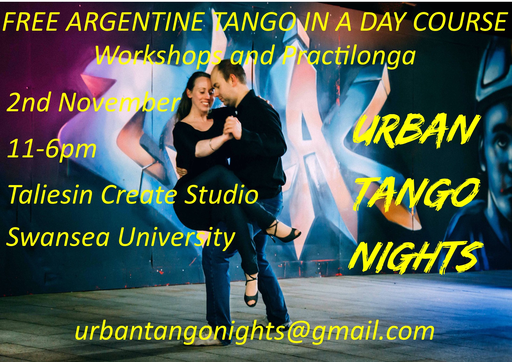 Argentine Tango in a Day Course: Workshops and Practilonga (2nd November)