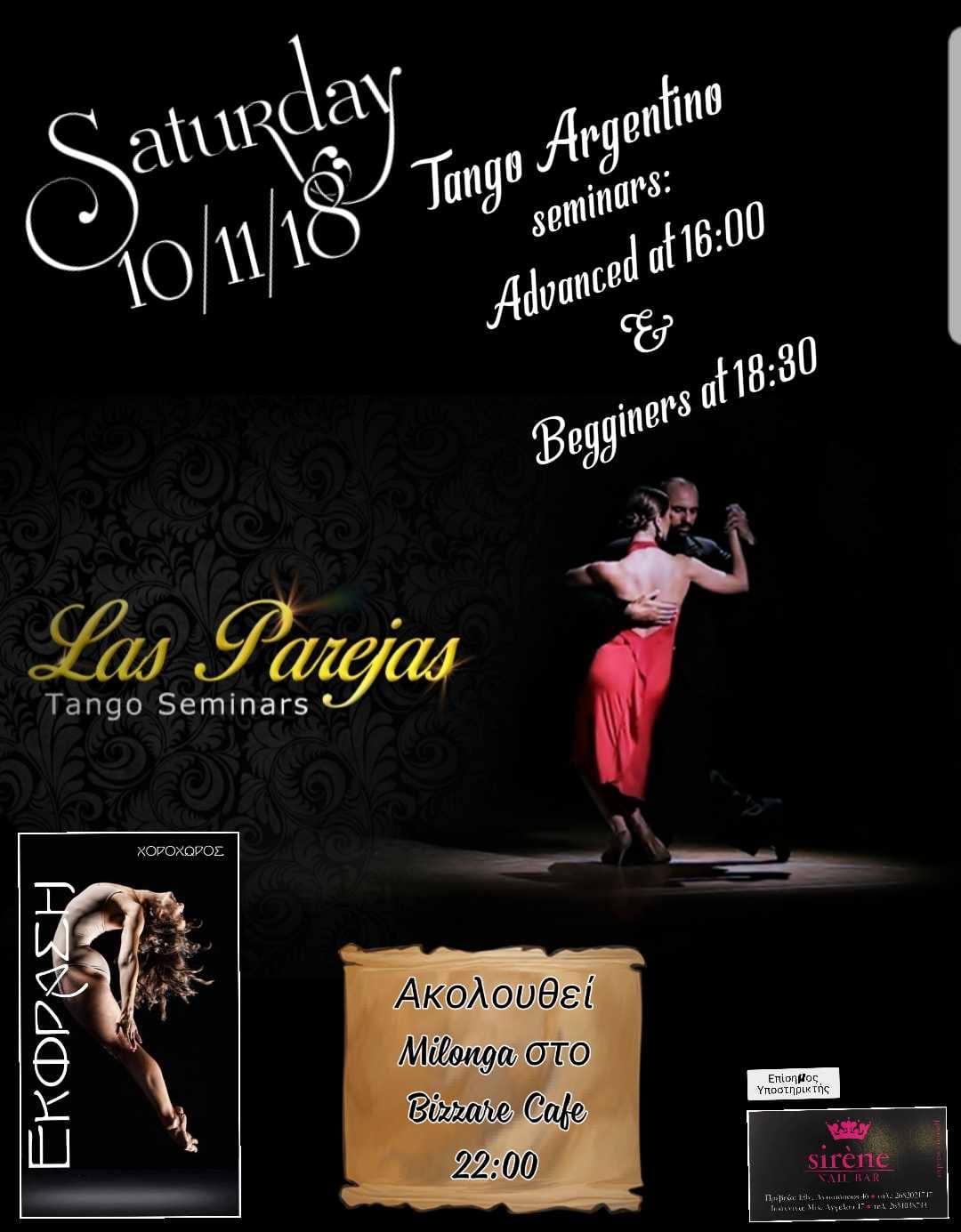 "Las Parejas" Tango Argentino Seminars