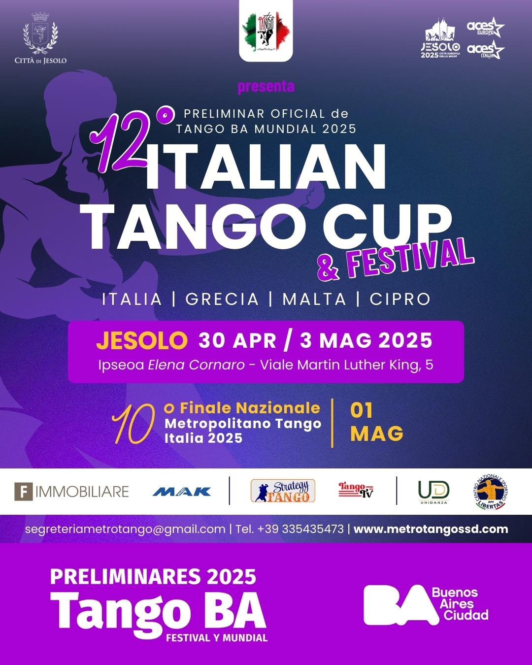 12° Italian Tango Cup & Festival 2025 - Jesolo