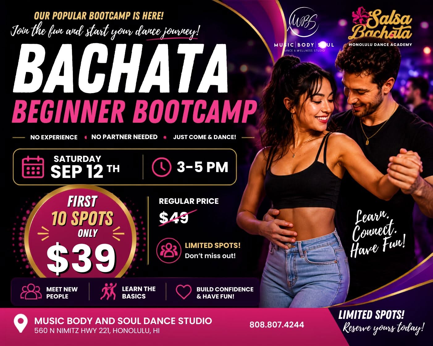 Bachata Beginner Bootcamp