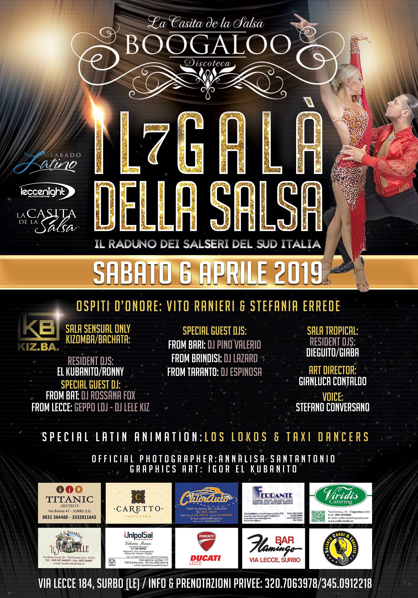 Boogaloo Sabato 6 Aprile 2019 - 7° Galà della Salsa