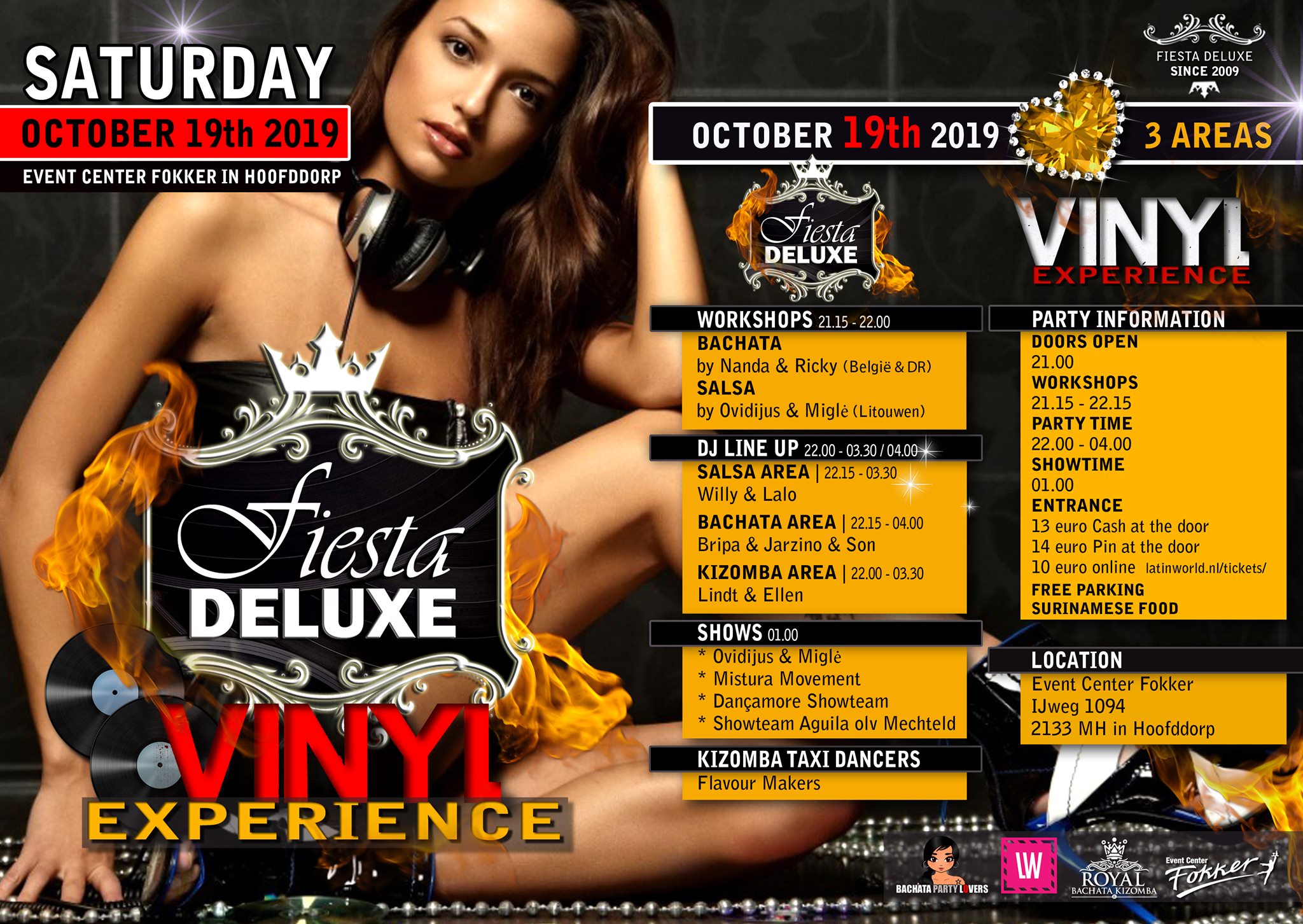 Fiesta Deluxe - Vinyl Experience (3 AREAS)