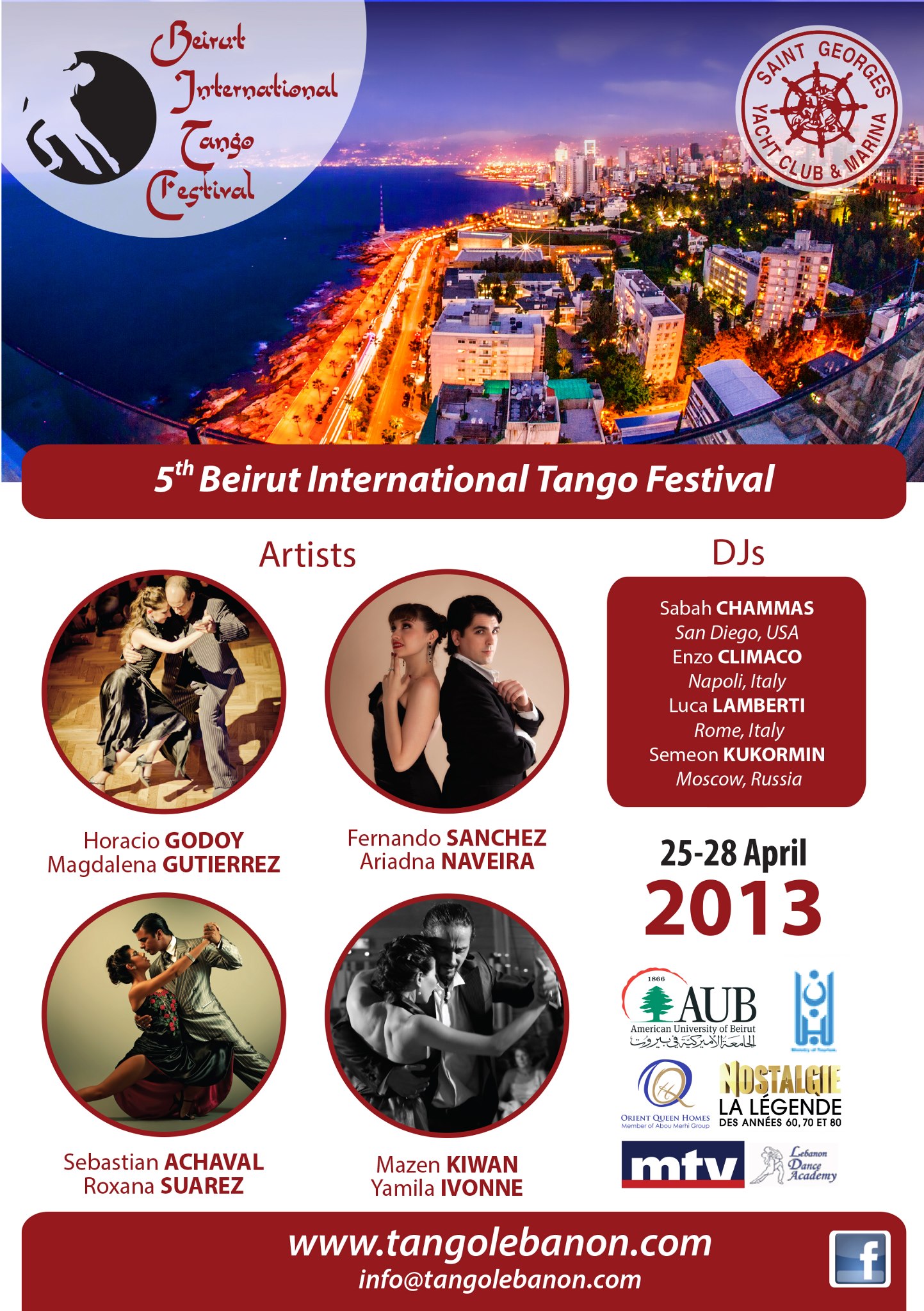 BEIRUT INTERNATIONAL TANGO FESTIVAL 2013